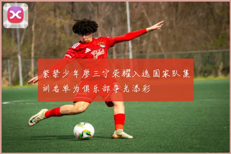 紫禁少年廖三宁荣耀入选国家队集训名单为俱乐部争光添彩